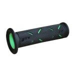 PRO GRIP GRIPS DOUBLE DENSITY ROAD 717 OPEN END BLACK/GREEN