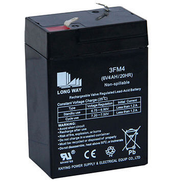 AJC Battery Compatible With Long Way LW-3FM4.5 6V 4.5Ah Sealed Lead Acid Battery