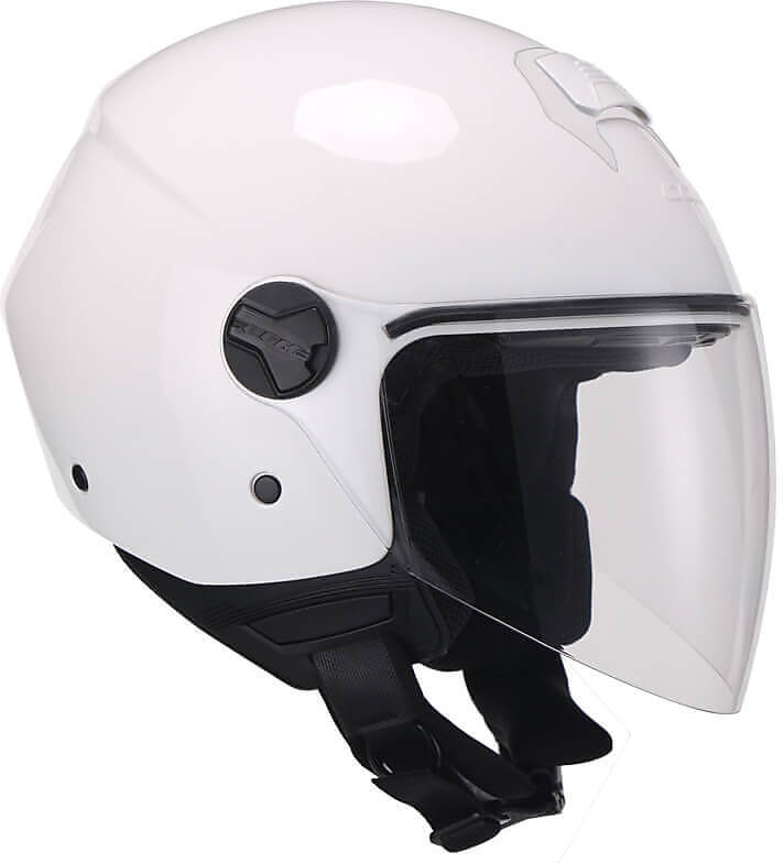 Motorcycle Helmet Jet CGM Model 107a FLORENCE MONO Long White Visor –  Pentaras Motors