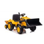 battery-tractor-with-trailer-s617-yellow